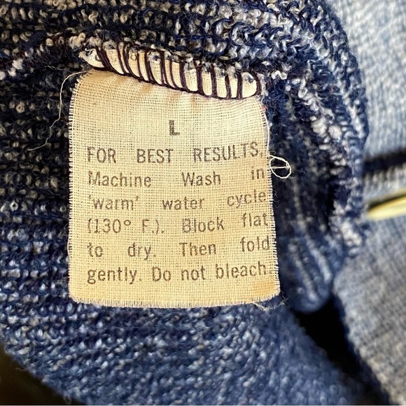 Vtg Puritan Sweater Mens Large L Gary Player Golf Cardigan Made in USA Nerd Dad - Picture 5 of 7